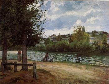Camille Pissarro : Banks of the Oise in Pontoise